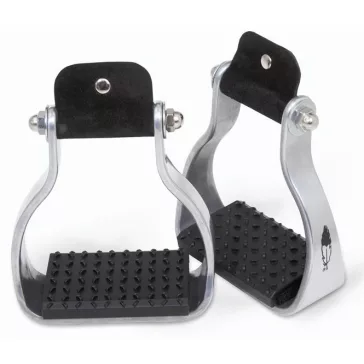   Barefoot Soft Step rugózó talpbetétes kengyel, aluminium fekete