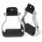 Barefoot Soft Step rugózó talpbetétes kengyel, aluminium fekete