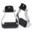 Barefoot Soft Step rugózó talpbetétes kengyel, aluminium fekete