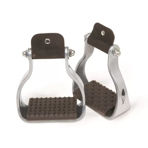 Barefoot Soft Step rugózó talpbetétes kengyel, aluminium fekete