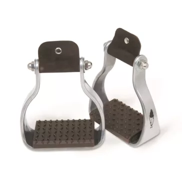   Barefoot Soft Step rugózó talpbetétes kengyel, aluminium barna