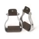 Barefoot Soft Step rugózó talpbetétes kengyel, aluminium barna