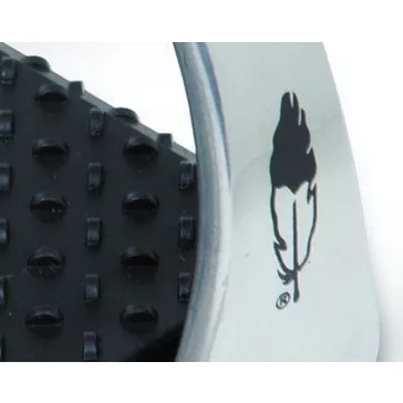   Barefoot Soft Step rugózó talpbetétes kengyel, aluminium barna
