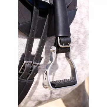   Barefoot Soft Step rugózó talpbetétes kengyel, aluminium barna